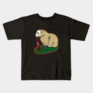 Capy-Scare-A: Jason Kids T-Shirt